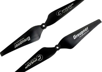 GRAUPNER COPTER PROP 5X3 5/6/8 MM BLACK (2L&2R) E-1346/5X3